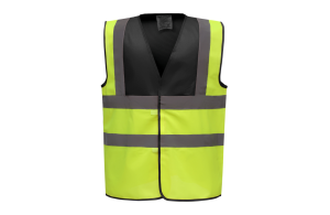 Gilet de sécurité professionnel bicolore à haute visibilité