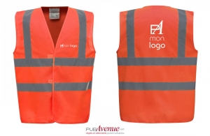 Gilet de sécurité personnalisé professionnel à haute visibilité