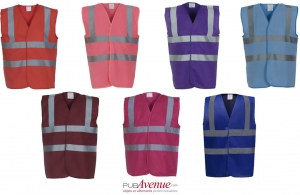 Gilet de sécurité personnalisé professionnel à haute visibilité