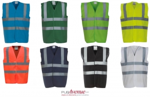 Gilet de sécurité personnalisé professionnel à haute visibilité
