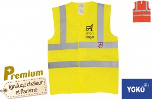 Gilet de sécurité chaleur et flamme ignifugé