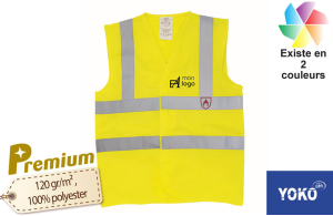 Gilet de sécurité chaleur et flamme ignifugé personnalisable 