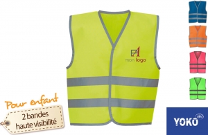 Gilet de sécurité haute visibilité pour enfant