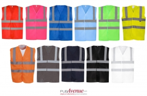 Gilet haute visibilité à maille ajourée recyclée