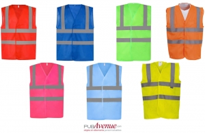 Gilet haute visibilité à maille ajourée recyclée