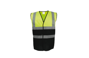 Gilet de travail de sécurité de haute visibilité bicolore