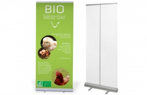 Roll up enrouleur personnalisé 850 x 2000 cm