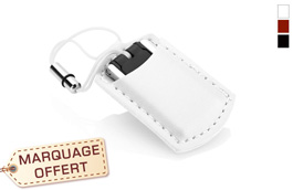 Clé USB publicitaire personnalisée cuir originale et haut de gamme 