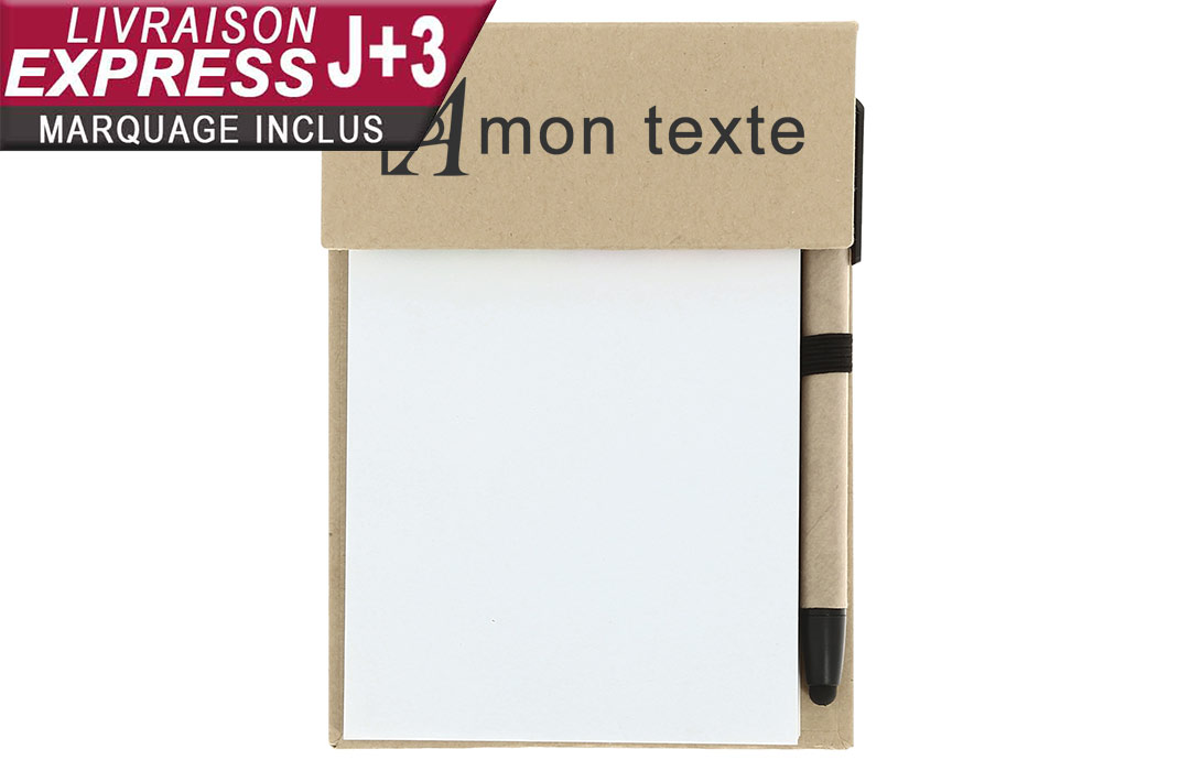 Bloc-notes de poche personnalisé Carton, Papier 