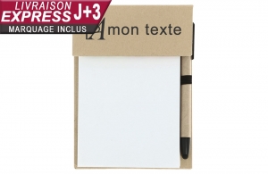 Bloc-notes stylo à personnaliser en express