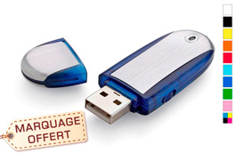 Clé USB publicitaire personnalisée en plastique et aluminium 