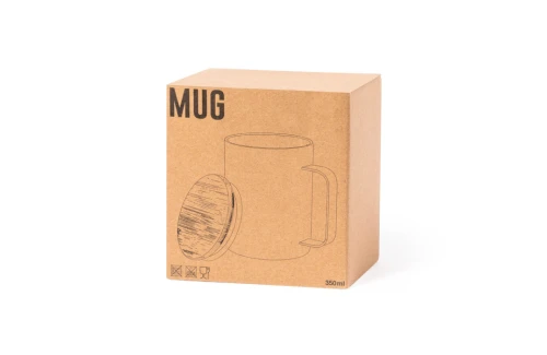 Mug thermique personnalisé Ricaly en acier inoxydable de 350 ml