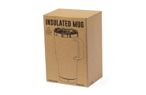 Mug isotherme personnalisé Paster en acier inox recyclé de 600 ml