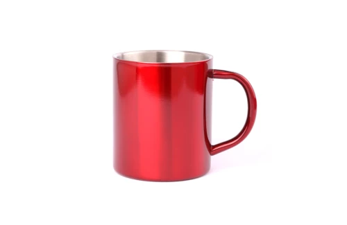 Mug personnalisé en acier inoxydable bicolore Yozax de 280 ml