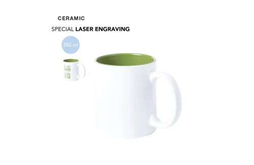 Mug publicitaire Kulmer de 350 ml spécial gravure laser