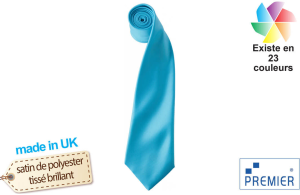 Cravate en satin personnalisée à tissé brillant
